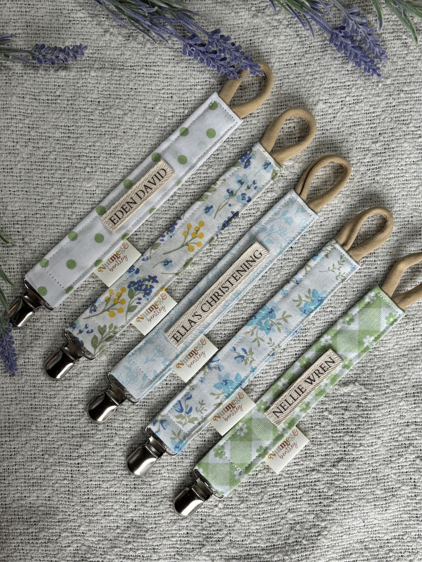 Personalised Dummy Clip – Handmade, Safe & Timeless Gifts Baby Keepsake