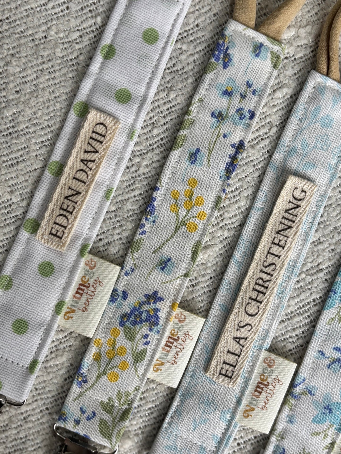 Personalised Dummy Clip – Handmade, Safe & Timeless Gifts Baby Keepsake