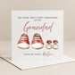Personalised Grandad First Christmas Card