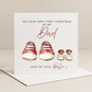 Personalised Dad First Christmas Card