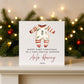 Personalised Baby Boy First Christmas Card