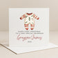 Personalised Baby Boy First Christmas Card