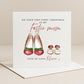 Personalised Foster Mum First Christmas Card