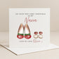 Personalised Nana First Christmas Card