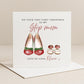 Personalised Step Mum First Christmas Card