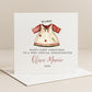 Personalised Baby Girl First Christmas Card