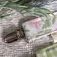 Personalised Dummy Clip – Handmade, Safe & Timeless Floral Baby Keepsake