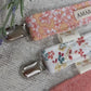 Personalised Dummy Clip – Handmade, Safe & Timeless Coral Baby Keepsake